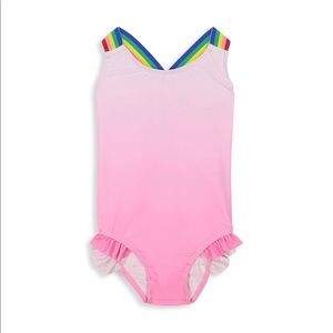 Baby Rainbow Strap Ruffle Swimsuit (6-9 months)